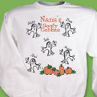 Goofy Goblins Personalized Halloween Sweatshirt